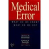 Medical Error door M.M. Rosenthal