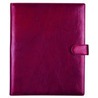 Luxe lederen Schrijfmap Deluxe. A4 Rood