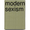 Modern Sexism door Nijole Benokraitis