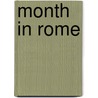 Month In Rome door Helen Gerard