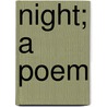 Night; A Poem by George Gilfillan