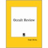 Occult Review door Ralph Shirley