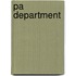 Pa Department