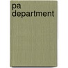 Pa Department by Miriam T. Timpledon