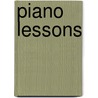 Piano Lessons door Anna Goldsworthy