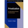 Privatization by Graeme Hodge