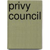 Privy Council by Albert Venn Dicey