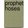 Prophet Hosea door August Simson