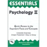 Psychology Ii door Research and Education Association