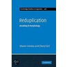 Reduplication door Sharon Inkelas
