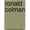 Ronald Colman by Sam Frank