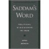 Saddam's Word door Ofra Bengio