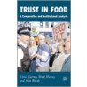 Trust In Food door Unni Kjaernes