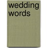 Wedding Words by Jennifer Cegielski