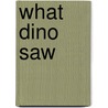 What Dino Saw door Victor Kelleher