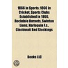 1866 in Sports by Books Llc
