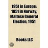 1951 in Europe door Books Llc