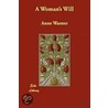 A Woman's Will door Anne Warner