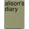 Alison's Diary door Alison Craig