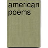 American Poems by Unknown