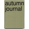 Autumn Journal by Louis MacNeice