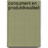 Consument en produktkwaliteit
