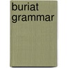 Buriat Grammar door N.N. Poppe