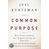Common Purpose door Joel Kurtzman