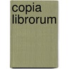 Copia librorum by Dirk Werle