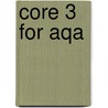 Core 3 For Aqa door School Mathematics Project