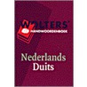 Wolters' handwoordenboek Nederlands-Duits by I. van Gelderen