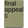 Final Appeal C door Louis Blom-Cooper