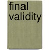 Final Validity by Pavin