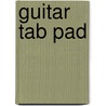 Guitar Tab Pad by Unknown