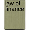 Law Of Finance door Alastair Hudson