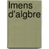 Lmens D'Algbre