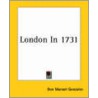 London In 1731 door Don Manoel Gonzales