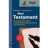 Mein Testament door Onbekend