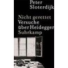 Nicht gerettet door Peter Sloterdijk