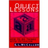 Object Lessons by E.L. McCallum