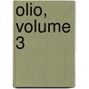 Olio, Volume 3 door Onbekend