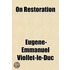 On Restoration