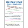 Perverse Verse by Chris Higginson