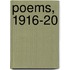 Poems, 1916-20