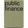 Public Finance door Charles Francis Bastable
