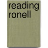 Reading Ronell door Onbekend