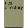 Rics Directory door Onbekend