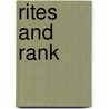 Rites and Rank door Saul M. Olyan