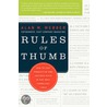 Rules Of Thumb door Alan Webber