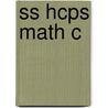 Ss Hcps Math C door Onbekend